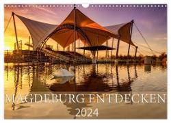 Magdeburg entdecken (Wandkalender 2024 DIN A3 quer), CALVENDO Monatskalender
