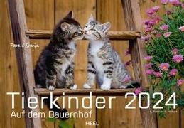 Tierkinder auf dem Bauernhof Kalender 2024