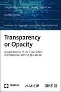 Transparency or Opacity