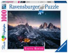 Ravensburger Puzzle - Drei Zinnen, Dolomiten - 1000 Teile Puzzle, Beautiful Mountains Collection, für Erwachsene und Kinder ab 14 Jahren