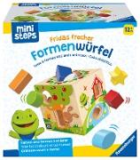 Ravensburger ministeps 4581 Fridas frecher Formen-Würfel, Klassisches Formensortierspiel aus Holz, Baby-Spielzeug ab 1 Jahr
