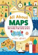 All about Maps Amazing Activity Book: Fun Facts, Mazes, Games, and Brain Teasers