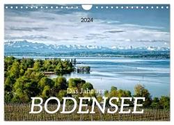 Das Jahr am Bodensee (Wandkalender 2024 DIN A4 quer), CALVENDO Monatskalender