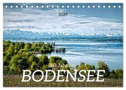 Das Jahr am Bodensee (Tischkalender 2024 DIN A5 quer), CALVENDO Monatskalender