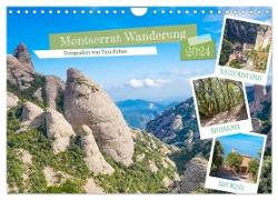 Montserrat Wanderung (Wandkalender 2024 DIN A4 quer), CALVENDO Monatskalender