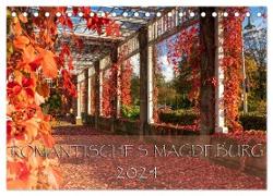 Romantisches Magdeburg (Tischkalender 2024 DIN A5 quer), CALVENDO Monatskalender
