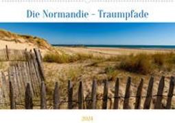 Die Normandie - Traumpfade (Wandkalender 2024 DIN A2 quer), CALVENDO Monatskalender