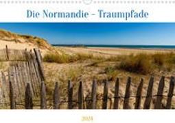 Die Normandie - Traumpfade (Wandkalender 2024 DIN A3 quer), CALVENDO Monatskalender