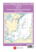 Berichtigung Sportbootkarten Satz 14: Göta Kanal mit Vänern und Vättern (Ausgabe 2023)