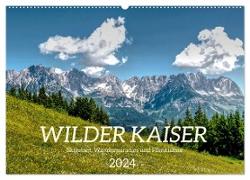 Wilder Kaiser - Skigebiet, Wanderparadies und Filmkulisse (Wandkalender 2024 DIN A2 quer), CALVENDO Monatskalender