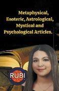 Metaphysical, Esoteric, Astrological, Mystical and Psychological Articles