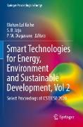 Smart Technologies for Energy, Environment and Sustainable Development, Vol 2