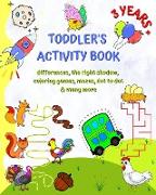 Toddler's Activity Book 3 Years +