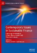 Contemporary Issues in Sustainable Finance