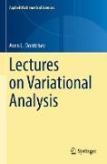 Lectures on Variational Analysis