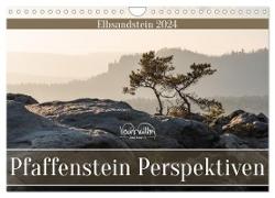 Pfaffenstein Perspektiven - Elbsandstein (Wandkalender 2024 DIN A4 quer), CALVENDO Monatskalender