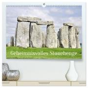Geheimnisvolles Stonehenge (hochwertiger Premium Wandkalender 2024 DIN A2 quer), Kunstdruck in Hochglanz