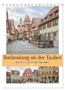 Rothenburg ob der Tauber (Tischkalender 2024 DIN A5 hoch), CALVENDO Monatskalender