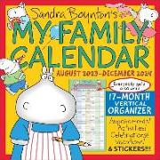 Sandra Boynton's My Family Calendar 17-Month 2023-2024 Family Wall Calendar