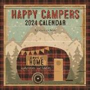 Happy Campers 2024 Wall Calendar