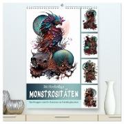 Merkwürdige Monstrositäten (hochwertiger Premium Wandkalender 2024 DIN A2 hoch), Kunstdruck in Hochglanz