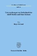 Untersuchungen zur Stufenbaulehre Adolf Merkls und Hans Kelsens