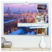 Romantisches Dresden im Winter (Premium, hochwertiger DIN A2 Wandkalender 2024, Kunstdruck in Hochglanz)