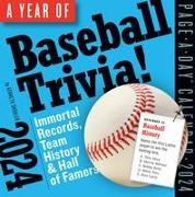 A Year of Baseball Trivia! Page-A-Day Calendar 2024