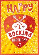 Soundkarte Happy Rocking Birthday