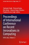 Proceedings of International Conference on Recent Innovations in Computing