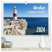 Gibraltar - Großbritannien am Mittelmeer (hochwertiger Premium Wandkalender 2024 DIN A2 quer), Kunstdruck in Hochglanz