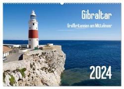 Gibraltar - Großbritannien am Mittelmeer (Wandkalender 2024 DIN A2 quer), CALVENDO Monatskalender