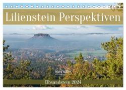 Lilienstein Perspektiven - Elbsandstein (Tischkalender 2024 DIN A5 quer), CALVENDO Monatskalender