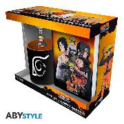 NARUTO SHIPPUDEN - Set - Tasse320ml + Keyring PVC + Notebook "Naruto"