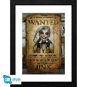 LEAGUE OF LEGENDS - Framed print "Jinx Wanted"
