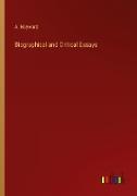 Biographical and Critical Essays