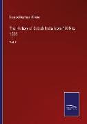 The History of British India from 1805 to 1835