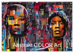 Abstrakt color Art (Wandkalender 2024 DIN A2 quer), CALVENDO Monatskalender