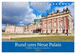 Rund ums Neue Palais - Potsdam (Tischkalender 2024 DIN A5 quer), CALVENDO Monatskalender
