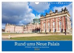 Rund ums Neue Palais - Potsdam (Wandkalender 2024 DIN A4 quer), CALVENDO Monatskalender