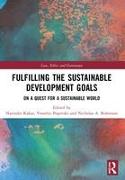 Fulfilling the Sustainable Development Goals