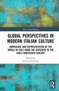 Global Perspectives in Modern Italian Culture