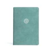 CSB Personal Size Giant Print Bible, Earthen Teal Leathertouch, Indexed