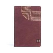 CSB (In)Courage Devotional Bible, Bordeaux Leathertouch, Indexed