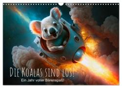 Die Koalas sind los! Ein Jahr voller Bärenspaß (Wandkalender 2024 DIN A3 quer), CALVENDO Monatskalender