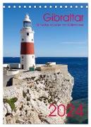 Gibraltar - Britische Kolonie am Mittelmeer (Tischkalender 2024 DIN A5 hoch), CALVENDO Monatskalender