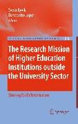 The Research Mission of Higher Education Institutions Outside the University Sector