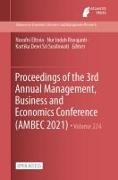 Proceedings of the 3rd Annual Management, Business and Economics Conference (AMBEC 2021)
