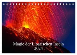 Magie der Liparischen Inseln 2024 (Tischkalender 2024 DIN A5 quer), CALVENDO Monatskalender