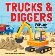 Pop Up Book - Trucks and Diggers